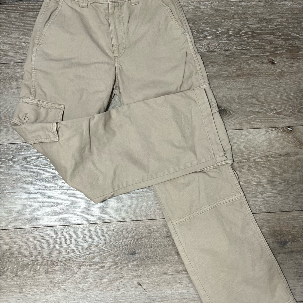 TNA Aritzia women’s Beige Cargo Pants